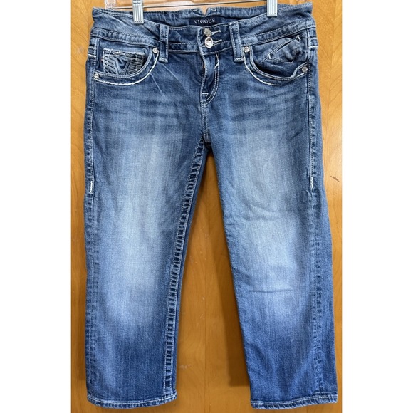 Vigoss Denim - Vigoss The Chelsea Vintage‎ Capri Cropped Denim Jeans Womens Size 5/6